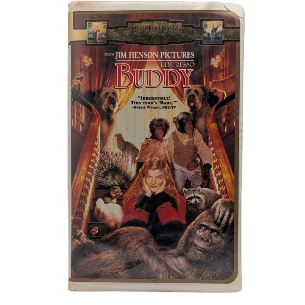 Buddy VHS – Jim Henson Pictures – Worn Box – Untested